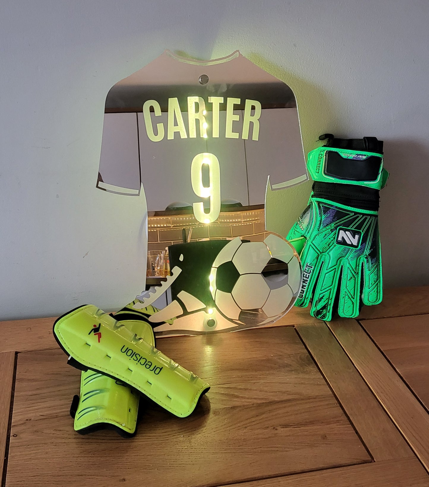 Personalised Football Shirt Mirror