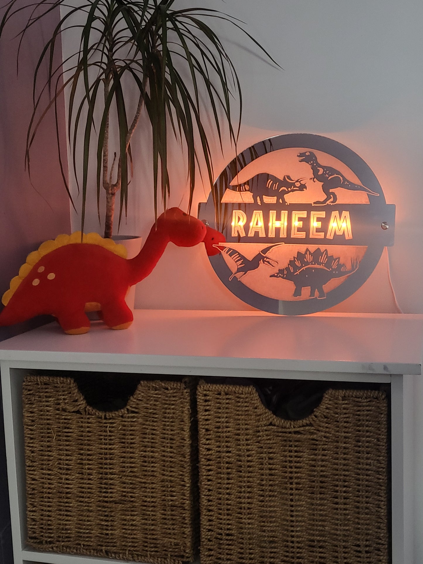 Personalised Dinosaur Mirror