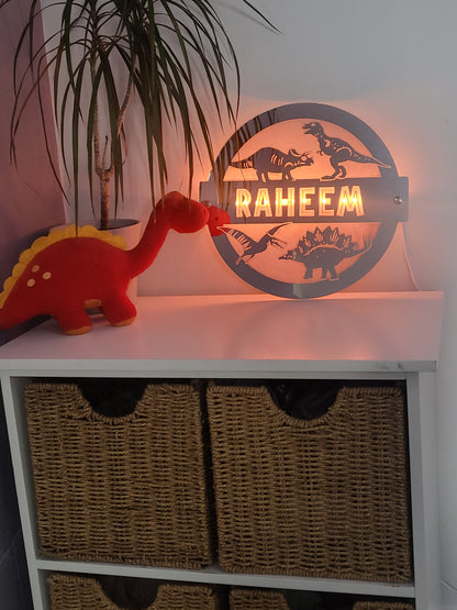 Personalised Dinosaur Mirror