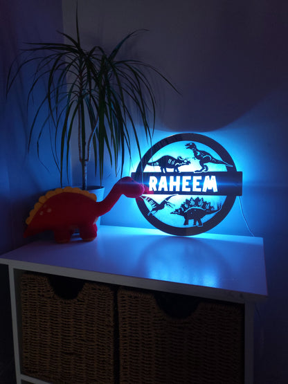 Personalised Dinosaur Mirror