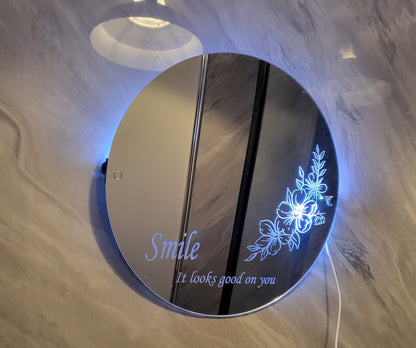 Circle Smile mirror