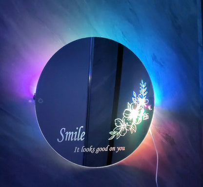Circle Smile mirror