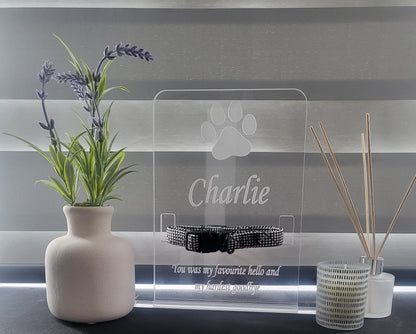 Memorial Dog Collar Holder