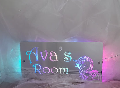 Personalised Unicorn Mirror